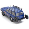Land Cruiser 60 RHD (Right Hand Drive) Blue with Stripes and Roof Rack with Accessories 1/18 Diecast Model Car by Kyosho K08956XBL