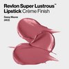 Revlon Lipstick, Super Lustrous Lipstick, Creamy Formula For Soft, Fuller-Looking Lips, Moisturized Feel, 463 Sassy Mauve, 0.15 oz