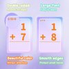 Tichgeim Math Facts Flash Cards for Kids Ages 4-8, Addition Games Numbers 1-20, Early Education Math Addition Cards Homeschool Practice Materials for Boys Girls 1st,2nd,3rd,4th Grade