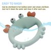 Teething Toys 3-6 Months, Teethers for Babies 3-6 6-12 Months for Teething Relief, Baby Teether Teething Toys 100% Silicone, Newborn Infant Sensory Baby Toys 0-6 Months,bebe mondo (Crab)