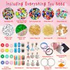 leitait Girls Toys Bracelet Making Kit -3100pcs Beads for Charm Jewelry Making Kit Supplies, Unicorn/Mermaid Crafts Gifts for Girls Age 5-12,Easter Basket Stuffers for Girls
