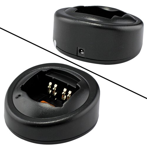 abcGoodefg® 2 Way Radio Ni-MH Ni-CD Li-ion Battery Charging Dock Desktop Charger for Motorola Radios GP328 GP388 HT750 HT1250 MTX950 PRO5350 PTX760 EX500 GL2000