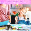 800PC+Fashion Designer Kits for Girls, Creativity DIY Arts & Crafts Toys Fashion Design Sketchbook with Mannequins, All in One Box Doll Clothes Sewing kit for Kids Ages 8-12+ Birthday Girls Gift