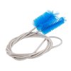 3 Pcs Flexible Drain Brush,DanziX 67" Double Ended Stainless Steel Long Pipe Cleaners with 2 Pcs 10-inch Straw Cleaning Brush for Fish Tank,Hose/Glass Tube,Shower Sink Drain,Home Kitchen