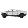 Cybertruck Toy Trucks for 3 4 5 6 7 Year Old Boys 1:32 Diecast Metal Pickup Truck Toys for Boys Age 3-8 with Light and Sound Pull Back Toy Cars (Silver)