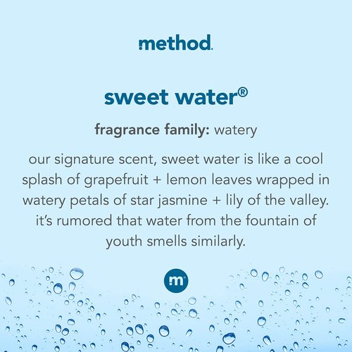 Method Foaming Hand Soap, Sweet Water, Biodegradable Formula, 10 fl oz (Pack of 1)