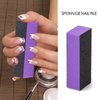 25Pcs 100/180 Grit Nail Files with 10Pcs 60/100 Grit Nail Buffer Blocks for Natural and Acrylic Nails