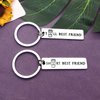 Best Friend Jewelry Keychain Coffee lovers Jewelry Friendship Jewelry Keychain Gifts Best Friend Keyring Set of 2 Sister Gift Keychain for Women Men Birthday Graduation Gifts Best Friend Key Chains