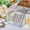 Gift for Friend Friendship Gifts for Women Friend Friendship Birthday Gifts for Women Cheer up Gift Acrylic Heart Keepsake and Paperweight for Home Office Table Shelf (Eucalyptus)