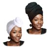 HOMELEX Head Wraps Turbans Stretch Jersey Knit Headwraps Wrap Turban Scarf Tie for Women