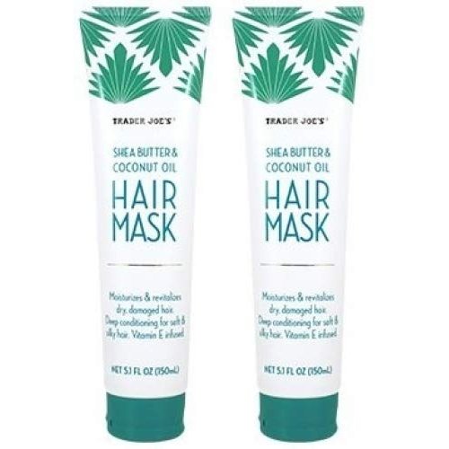 Trader Joe's Shea Butter & Coconut Oil Hair Mask 5.1 FL OZ - 2-Pack Y