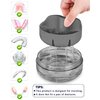 Denture Case, Definitely No-Leak Denture Bath Box for Traveling Perfectly, Denture Cup with Strainer & Magnetic Mirror,Completely Clean Care for Retainer, Mouth Guard, & Denture (BLACK)…