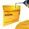 DrillChill Drilling Dust Catcher Bags - 30PCS Disposable Yellow Dust Collector Bags for Drywall, Brick, Concrete Wall Drilling, Self-Adhesive, PRO and DIY Use, Trash Bags, Keeps Floors Clean