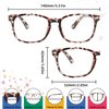 WinToo Blue Light Blocking Glasses, Computer Reading/Gaming/TV/Phones Glasses for Men Women,Anti Eyestrain UV Glare (5 Pair)
