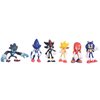 Classic Sonic and Friends 15 Piece Figure Play Set Featuring Sonic Figures, Themed Palm Trees and Sonic Themed Gems (Unique Design)