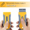 Bates- Razor Blade Scraper, 2 Pack, Razor Scraper Set with 30 Extra Blades, Razor Scraper, Window Scraper, Scraper Tool, Glass Scraper, Scraper Blades, Blade Scraper, Razor Blade Retractable.