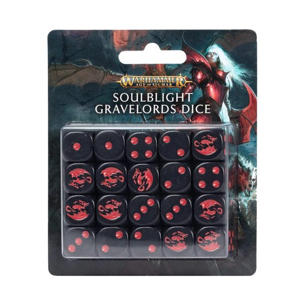 Games Workshop Retail Inc. AoS Soulblight Gravelords Dice Set, 99220207008