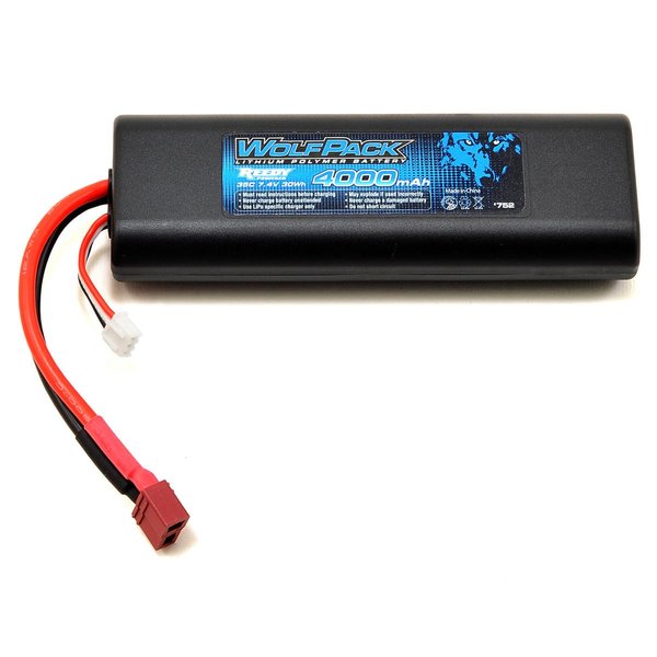 Team Associated Wolfpack LiPo 4000mAh 35C 7.4V ASC752 Car Batteries & Accessories