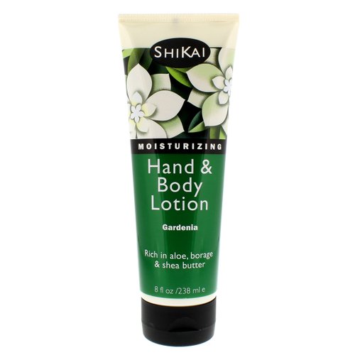 ShiKai Gardenia Hand & Body Lotion (8oz, Pack of 3) | Daily Moisturizing Skincare for Dry and Cracked Hands | With Aloe Vera & Vitamin E