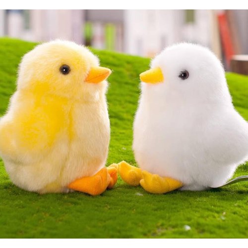 6 Inch Small Yellow Chick Plush Toys Chicken Stuffed Toys (Yellow)