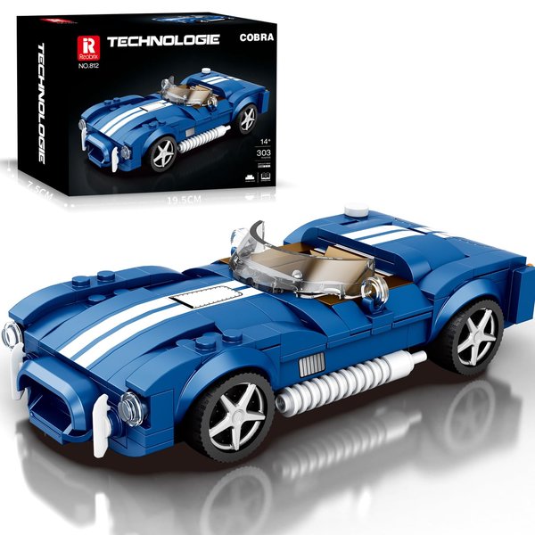 VGD Racing Car Building Blocks Sets, 1:24 Scale Cool Collectible Model Super Car Kit, Buildable Supercar Model Building Blocks Toy, Creative Gifts for Kids Boys Teens Giving or Collection - 312pcs