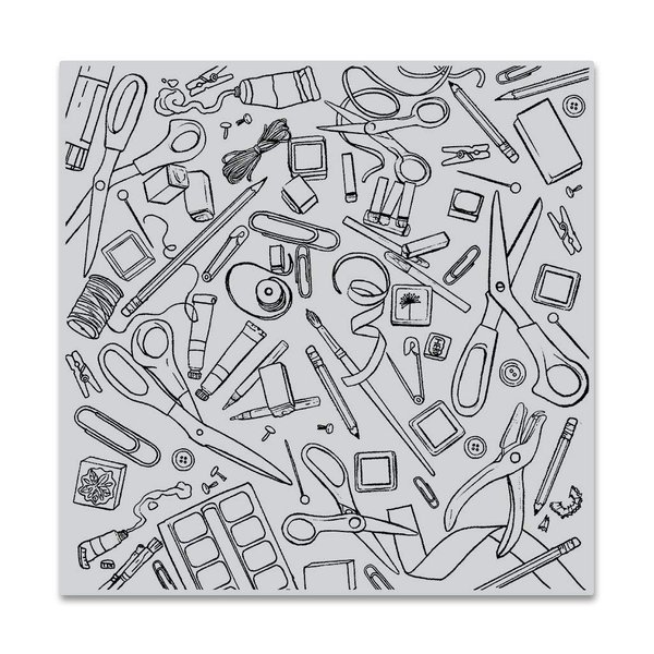 Hero Arts CG777 Cling Stamps, Crafting Tools Bold Prints