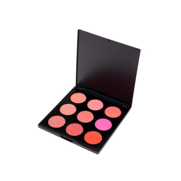 9 Color Blush Color Palette - Pink Blush, Neutral Colors, Cheeks Blush - Gluten Free and Vegan for Sensitive Skin EPILYNX by Dr. Liia