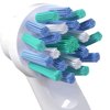 Replacement Brush Heads for Oral B- Pack of 4 Cross Generic Electric Toothbrush Heads for Oralb Braun- Crossact Toothbrushes Compatible with Most Oral-B Bases- Quality Action Bristles