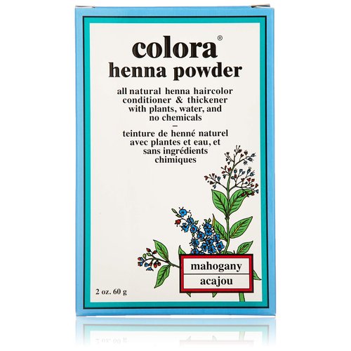 Colora Henna Powder Hair Color Mahogany, 2 Ounce (Pack of 3)