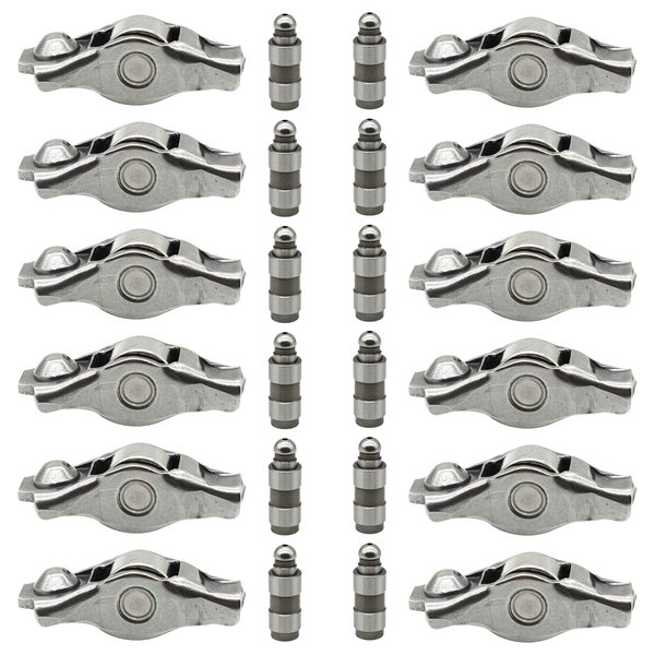 Rocker Arm and Lifter Kit 12 Pcs for ChrysIer 200 300 Compatible with Dodge Ram 1500 Challenger Charger Journey Avenger for Jeep Grand Cherokee Wrangler 3.6 2011-2020 Replace Mopar 5184296AH 5184332AA