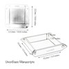UnionBasic Small Valet Tray, Jewelry Tray for Rings Watches Earrings, Entryway Catchall Caddy for Coins Keys Change, Nightstand Bedside Valet Holder, Trays for Electronic Gadgets, Blue