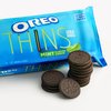 OREO Thins Chocolate Sandwich Cookies, Mint Flavored Creme, 1 Family Size Pack