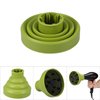 Volumizing Universal Hair Diffuser, Hair Dryer Diffuser Attachment for Curly and Wavy Hair, Foldable Hairdryer Hair Blower Diffuser Cover Styling Hairdressing Tool (Green)