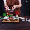 Gyufise 24Pcs Naughty Or Nice Cupcake Toppers Red Green Glitter Christmas Cupcake Pick Decorations for Merry Christmas Theme Birthday Baby Shower Party Happy New Year Party Supplies