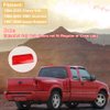 RAVSOFT 3rd Third Brake Light Lens Red Cover with Seal Gasket Extended Cab Only Compatible with 1994-2003 Chevy S10 GMC Sonoma 1997-2000 Isuzu Hombre High Mount Stop Lamp Assembly