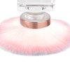 KADS Nail Dust Brush Makeup Brush Flower Shape Crystal Base Nail Cleaning Brush Manicure Pedciure Brush Tool (Pink Flower Shape)