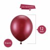 Burgundy Balloons 100 Pack 12 Inch Latex Party Balloons Burgundy Wine Red Balloons Latex Balloons for Weddings, Birthday Party, Bridal Shower, Party Decoration (Burgundy, 12 Inch)
