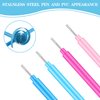 Paper Quilling Tools Rolling Curling Quilling Needle Pen DIY Cardmaking Paper Quilling Pen for Art Craft Handmade Tools, 4 Colors (24 Pieces)
