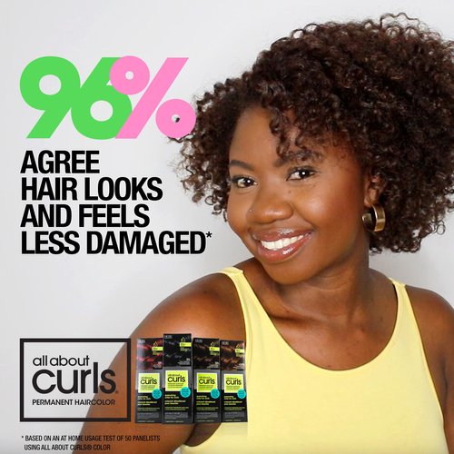 All About Curls 6RG Red Golden Wings Permanent Hair Color (Prep + Protect Serum & Hair Dye for Curly Hair) - 100% Grey Coverage, Nourished & Radiant Curls