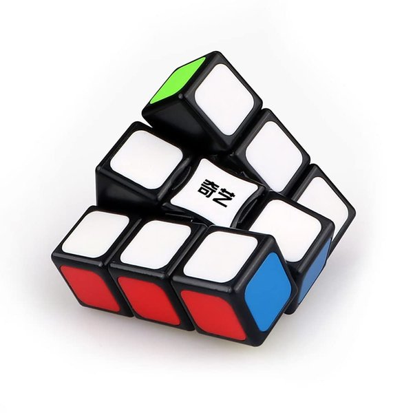 BroMoCube QY 1x3x3 Speed Cube Black Super Floppy Stickerless Anti Stress Finger Toy Magic Cube