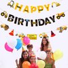 3 Packs Construction Birthday Banner Party Decorations-Construction Themed Party Supplies Dump Car Wedding Party Favors