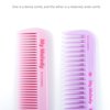 Kitty Kitten & My-Meloday Mini Tail Combs - Cute Small Rat Tail Comb, Parting Tip Comb for Women, Ideal for Hair Parting, Sectioning and Styling | 2 Packs (My-Meloday Mini Tail Comb)