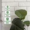 Square Plus Plastics Only Wall or Door Sign | Eco-Friendly Recycling - Medium