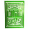Green Tally Ho Reverse Circle Back Limited Edition Playing Cards