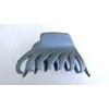 Generic Gray hair claw clip with crystals for fine thin hair (Crystal choice: With crystals), 1 Count (Pack of 1)