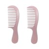 Mini Wide Tooth Comb,Small Travel Purse Comb Hair Detangling Comb Brush for Curlies Portable Care Handgrip Comb Shower Comb Travel Combs Pocket Comb Styling Comb for Men Women (Pink)