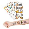 Zoo Temporary Tattoos (8 Sheets 97PCS) Jungles Party Decorations Supplies Favors Safari Animals Theme Birthday Cute Stickers Christmas Gifts for Boys Girls Class School Prizes Carnival