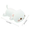 Cute Kitten Plush Toy Stuffed Animal Pet Kitty Soft Anime Cat Plush Pillow，Plush cat Doll Pillow Toys Children's (White)
