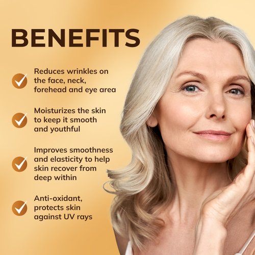 Abera Gold Anti-Wrinkle Ampoule, Anti-Aging Serum For All Skin Type with Peach Extract and Hyaluronic Acid, Skin Firming & Firming Serum, Hydrating Serum (Set 3)