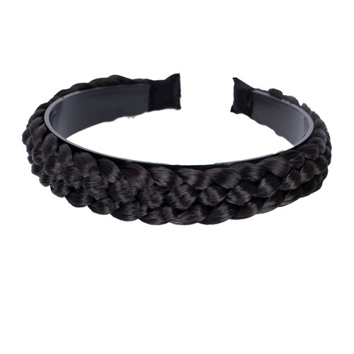 CAISHA Headband Ponytail Braided Hair piece Hair band Hair Accessories Dark Chocolate Brown HR9